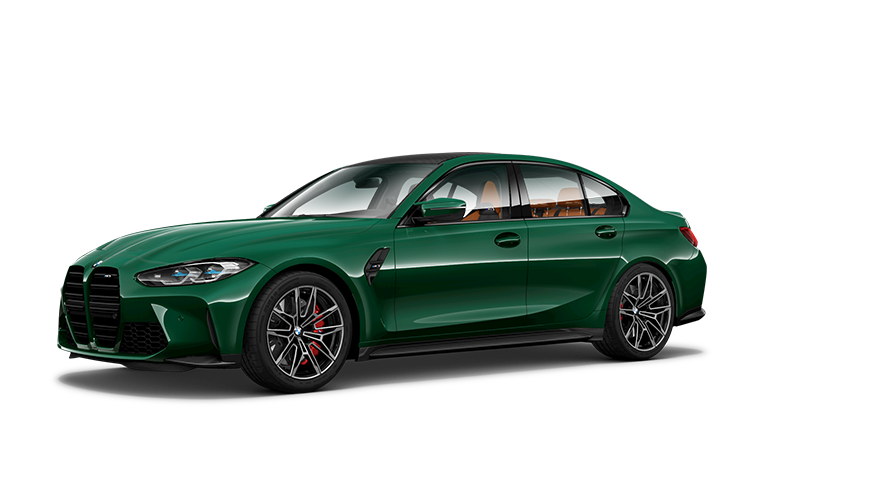 BMW M serijos BMW M3 (G80) trijų ketvirčių vaizdas iš šono BMW M serijos BMW M3 (G80) trijų ketvirčių vaizdas iš šono