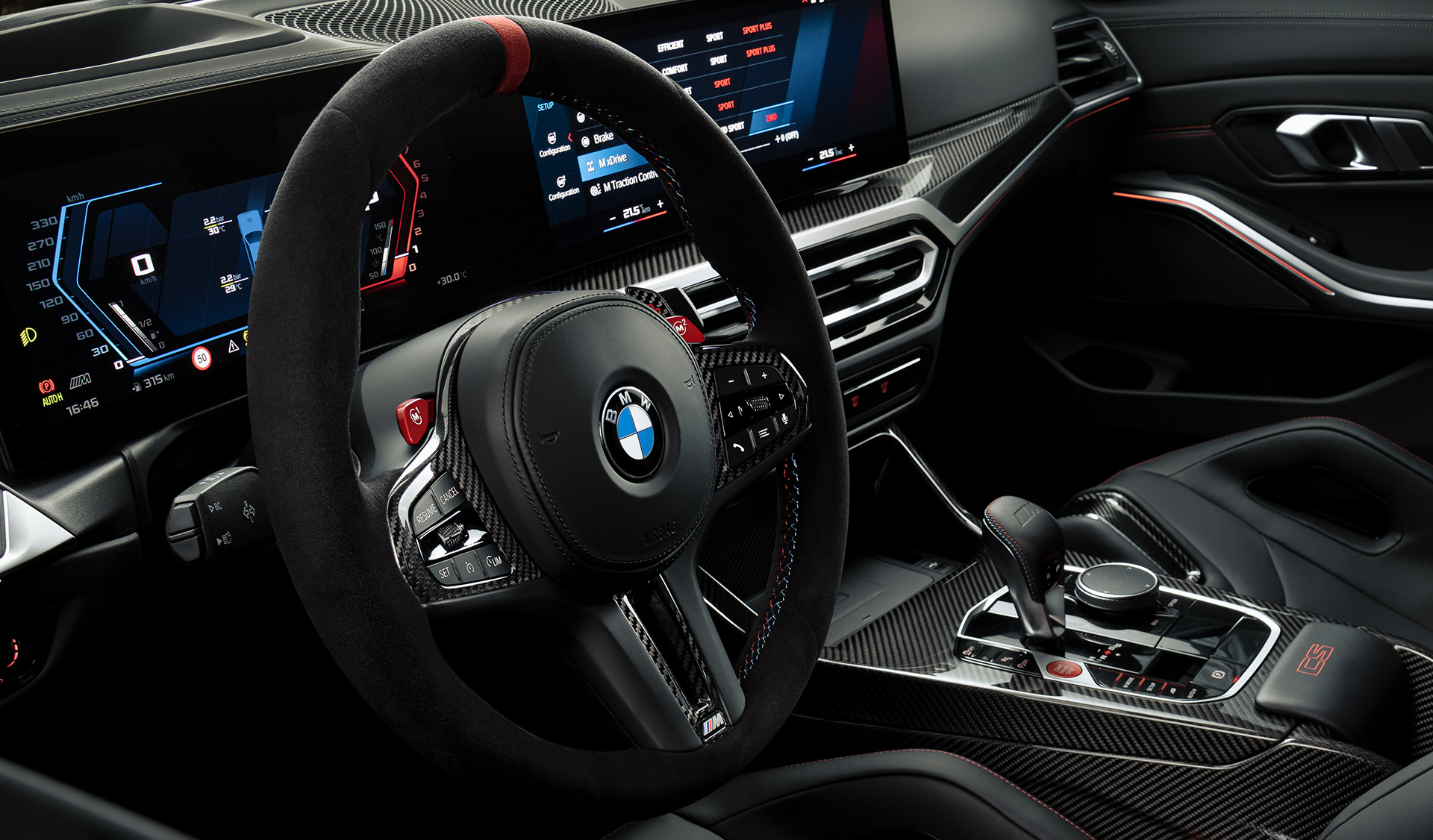 M odinis Alcantara vairas BMW M3 CS G80 BMW M3 CS G80 M odinis Alcantara vairas