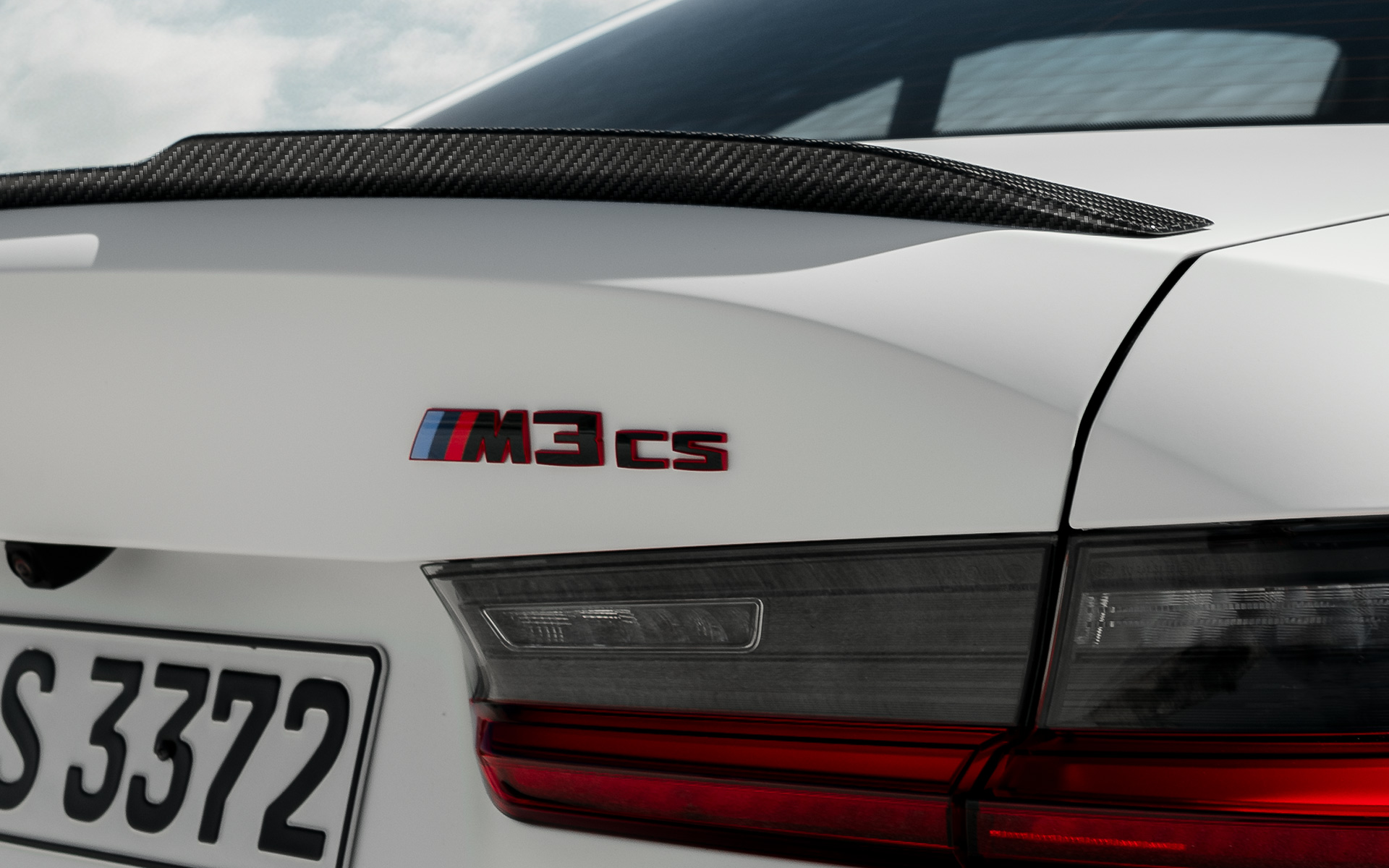 CS serijos emblemos BMW M3 CS G80 BMW M3 CS G80 CS serijos emblema