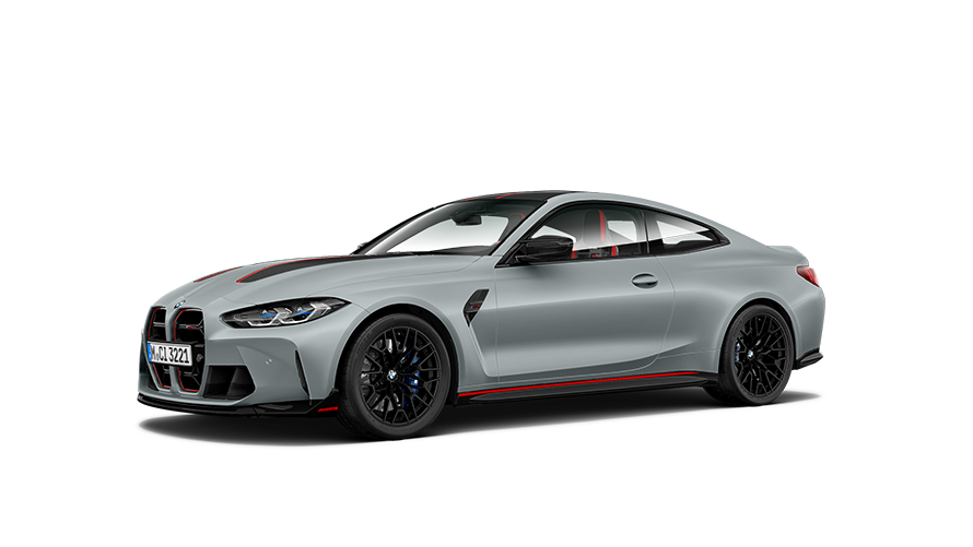 BMW M serijos BMW M4 (G82) trijų ketvirčių vaizdas iš šono BMW M serijos BMW M4 (G82) trijų ketvirčių vaizdas iš šono