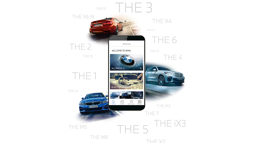 BMW Brochure programėlė BMW Brochure programėlė išmaniajame telefone