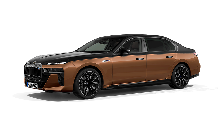 BMW i serija BMW i7 M70 G70e trijų ketvirčių vaizdas iš šono BMW i serija BMW i7 M70 G70e trijų ketvirčių vaizdas iš šono