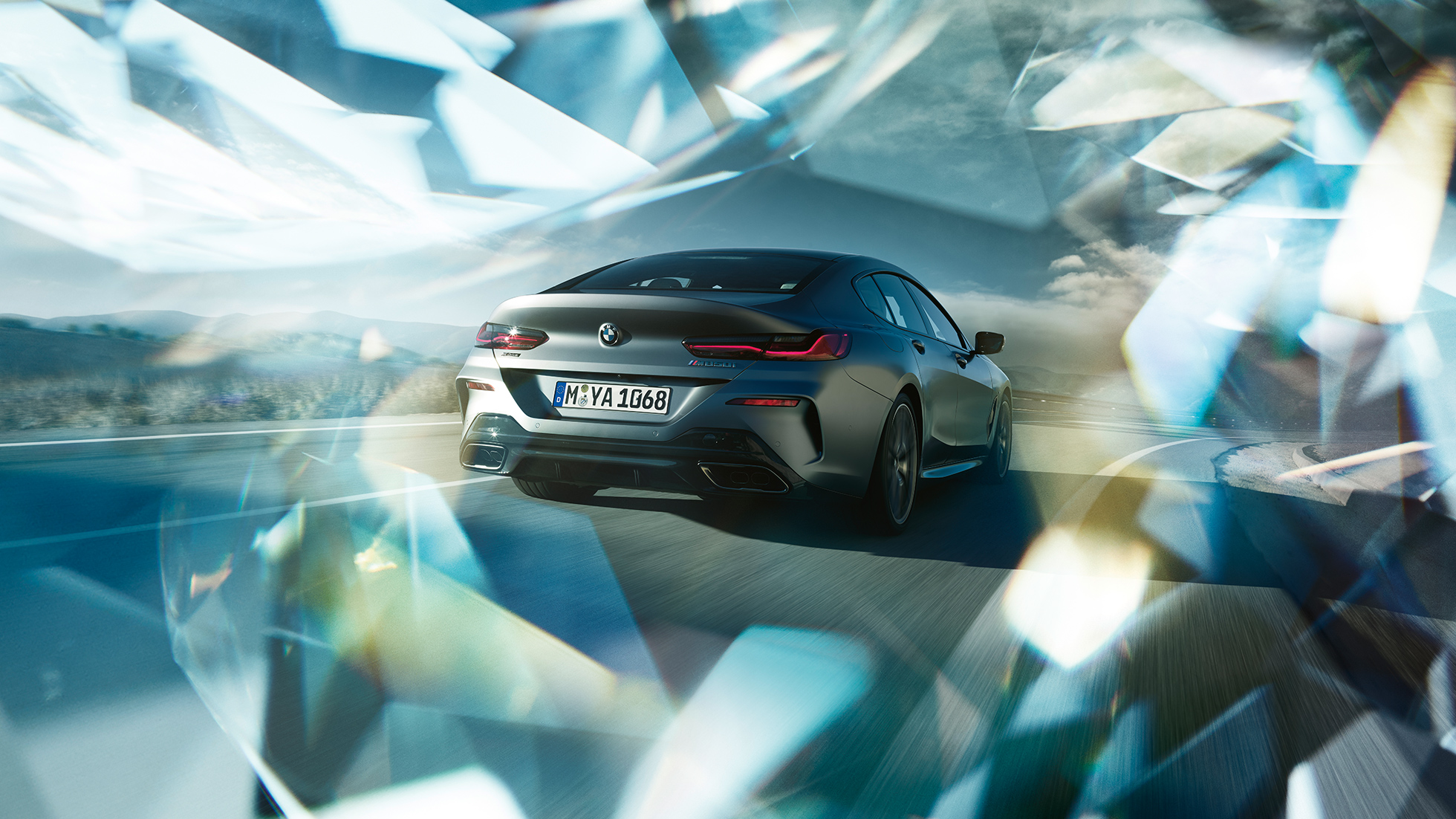 M sportinė išmetimo sistema BMW M850i xDrive Gran kupė, M sportinė išmetimo sistema