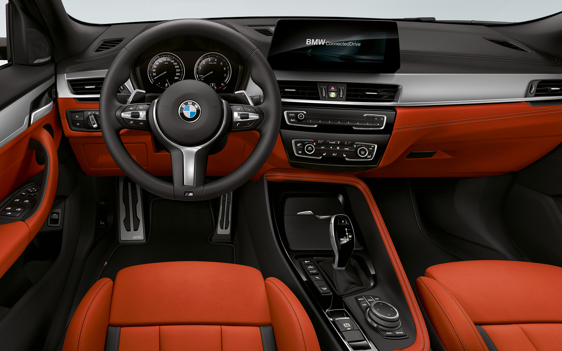 M odinis vairas, BMW X2 M35i (F39), interjeras