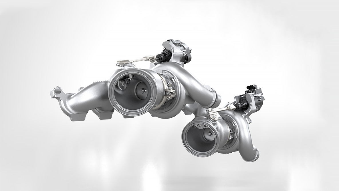 Galingas „M TwinPower Turbo“ 6 cilindrų benzininis variklis,“M TwinPower Turbo“ technologija. BMW X3 M Competition ir BMW X3 M, galingas „M TwinPower Turbo“ 6 cilindrų benzininis variklis,“M TwinPower Turbo“ technologija.
