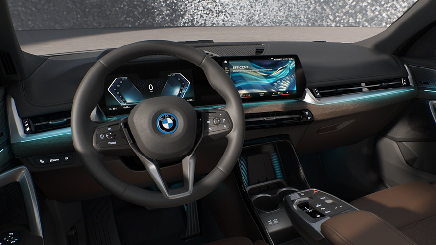 My Modes režimai BMW X1 U11 ICE BMW U11 ICE xLine Utah oranžinės metalizuotos spalvos My Modes režimai
