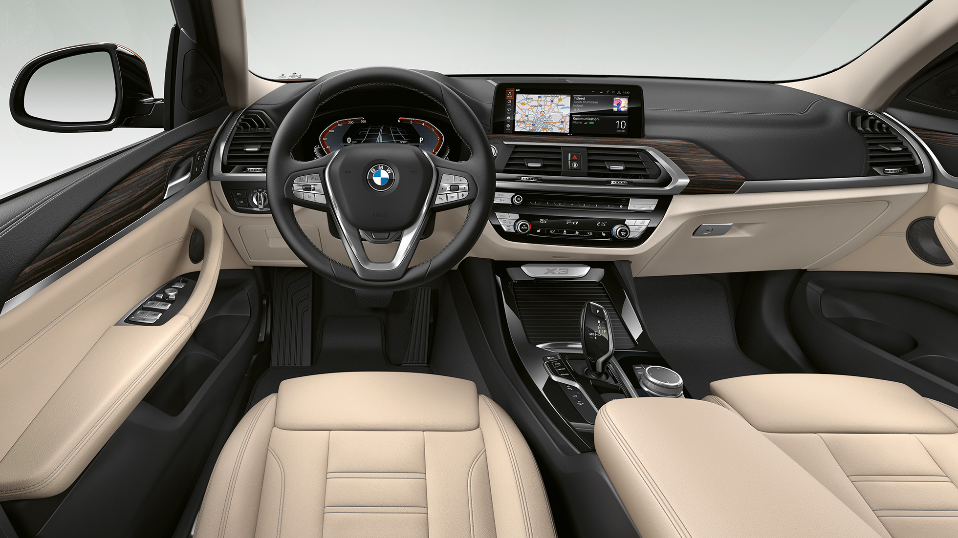 BMW X3 M40i, Modelis Luxury Line, interjeras BMW X3 M40i, Modelis Luxury Line, interjeras