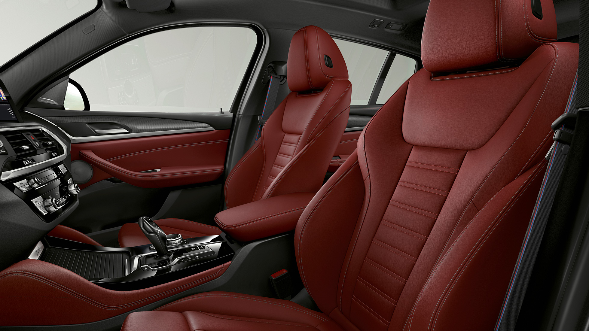 BMW X4 modelio M Sport X apmušalai Apmušalai BMW X4 xDrive30i M Sport X modelio G02 2018 interjere