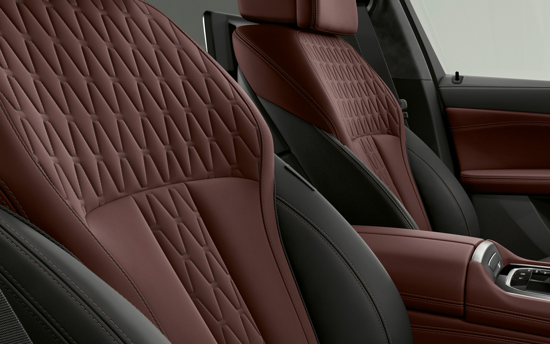 BMW Individual apmušalai, BMW X6 Individual (G06) 2019 BMW Individual apmušalai, BMW X6 Individual (G06) 2019 vaizdas stambiu planu