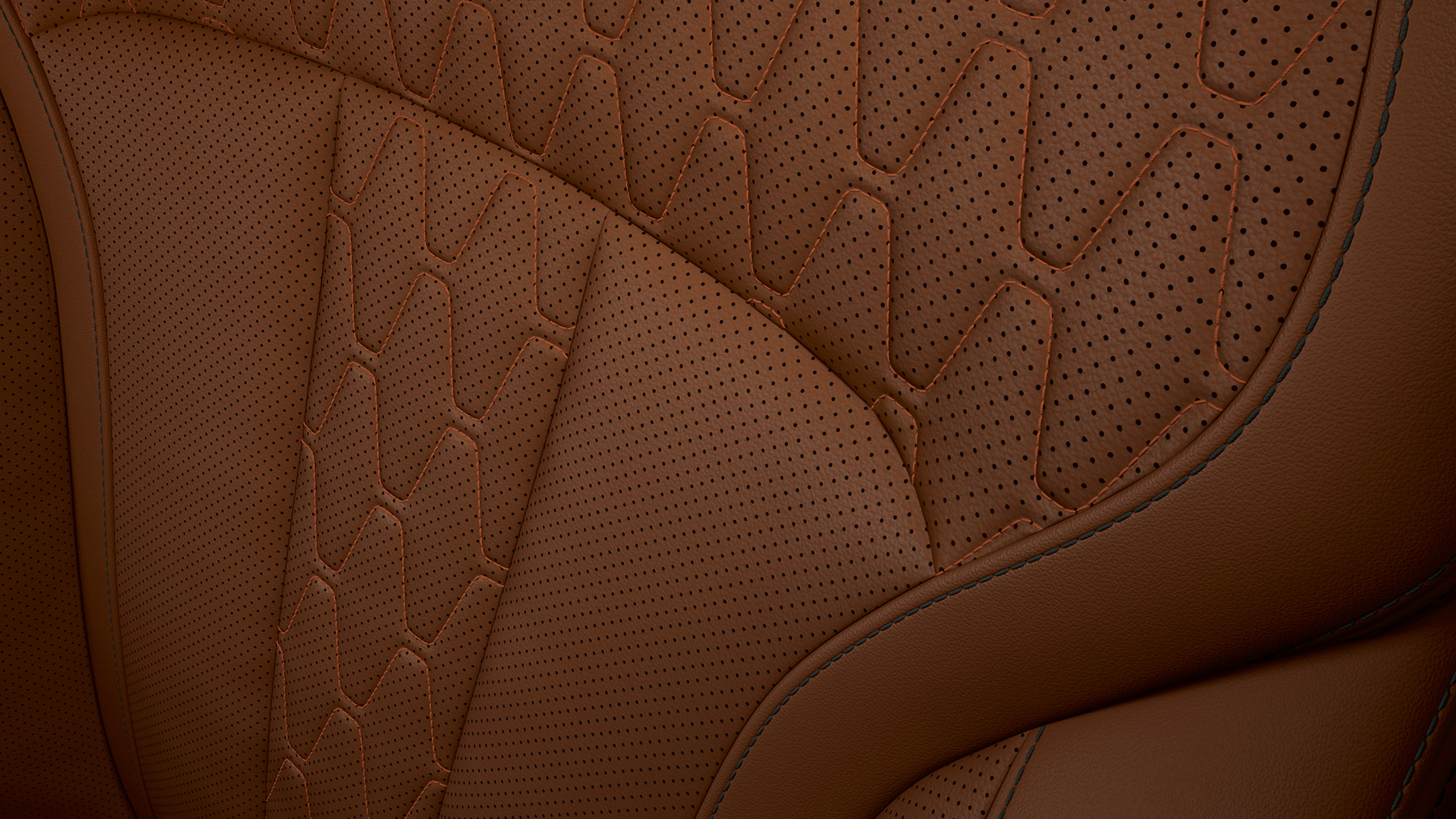 BMW X7, BMW X7 M50d polster design Close-up of the polster design of the BMW X7 with BMW X7 M50d features