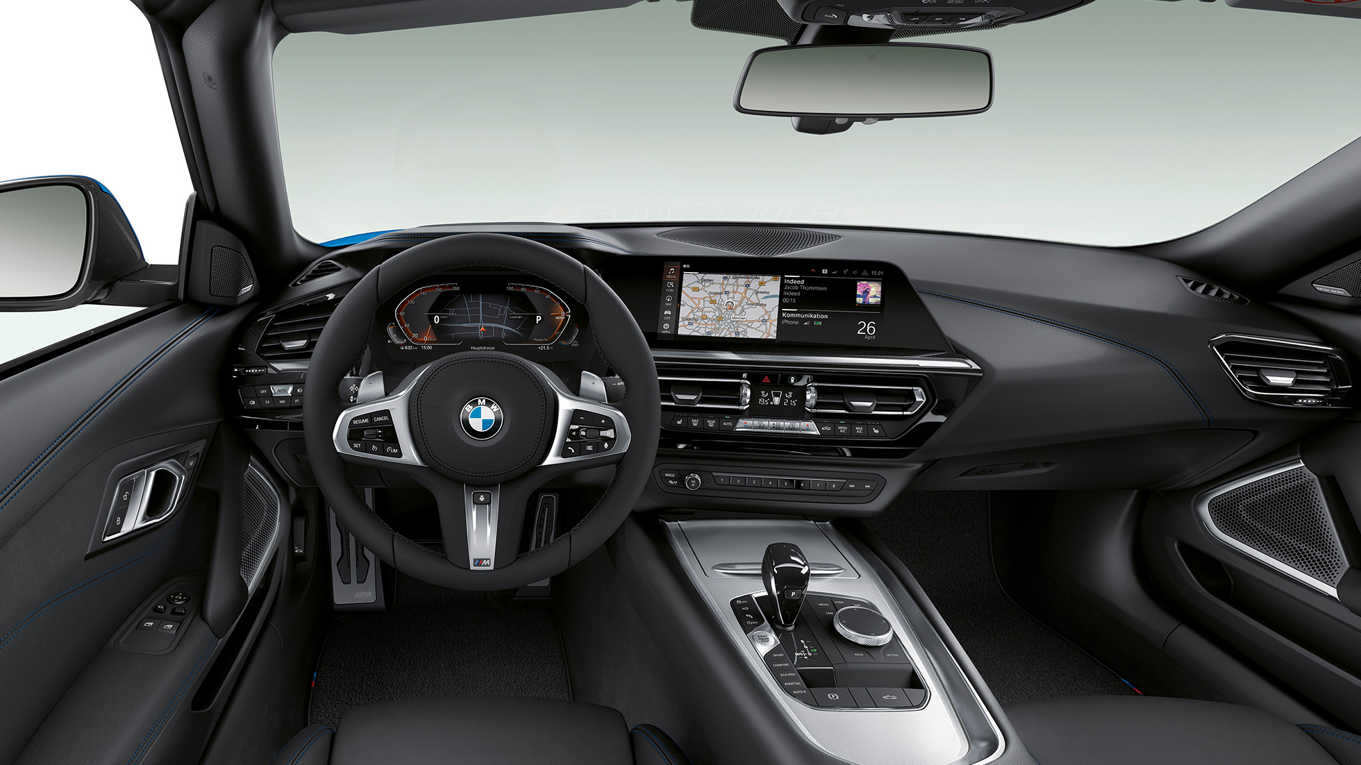 BMW Z4 Roadster modelis M Sport BMW Z4 Roadster modelis M Sport, vairas ir vairuotojo erdvė