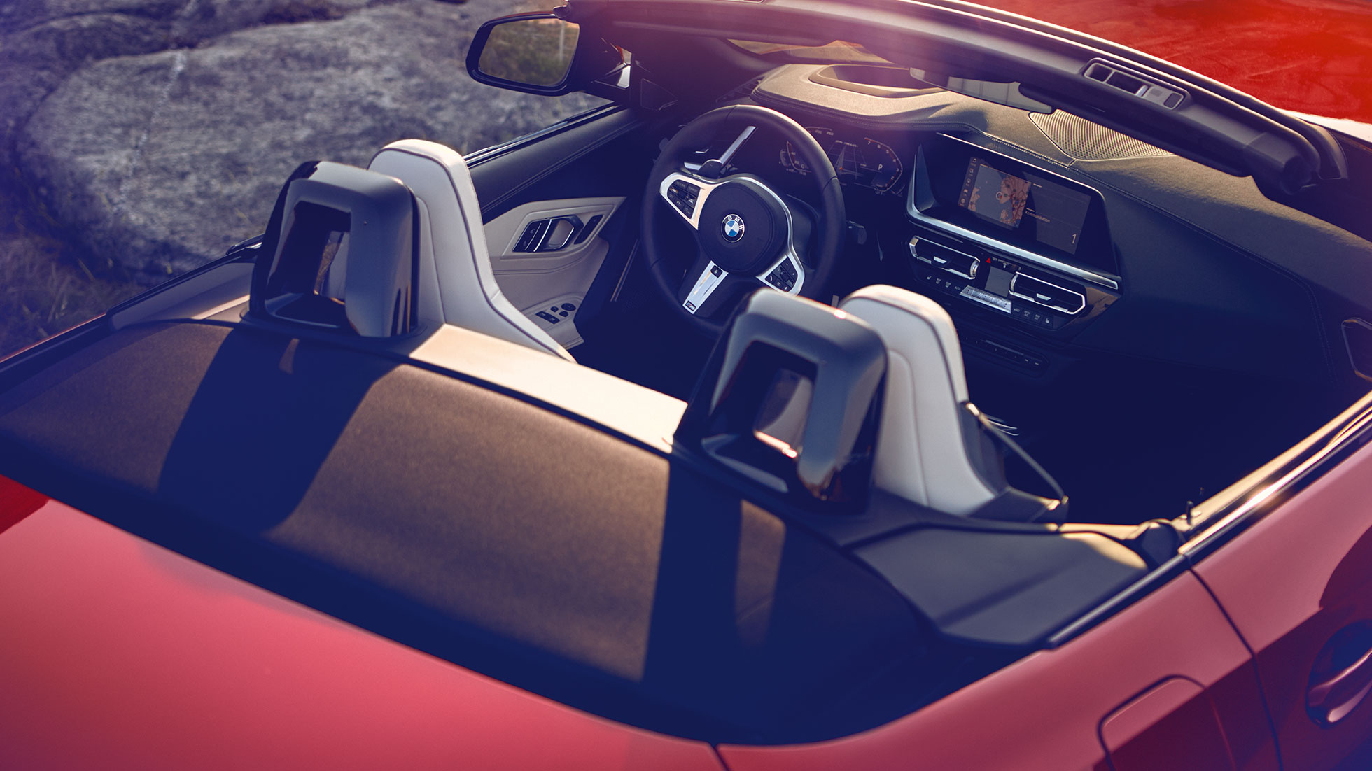 BMW Z4 Roadster priekinės sėdynės BMW Z4 Roadster priekinių sėdynių vaizdas