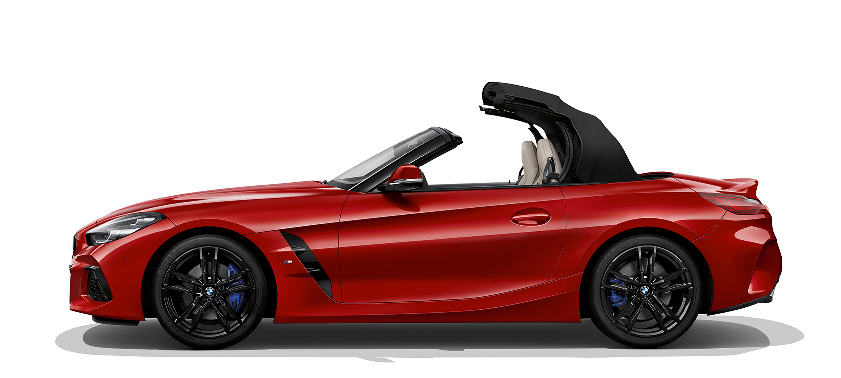 BMW Z4 Roadster vaizdas iš šono BMW Z4 Roadster vaizdas iš šono, atidaromas stogas