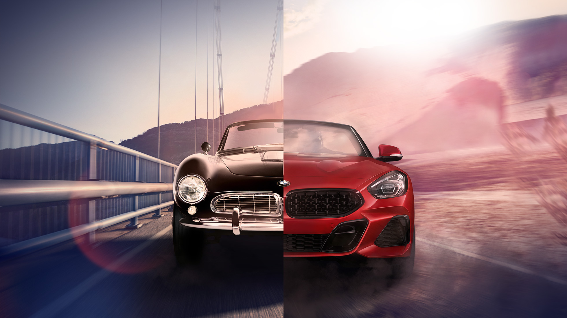 Sidabrinis BMW 507 Sidabrinio BMW 507 vaizdas iš priekio