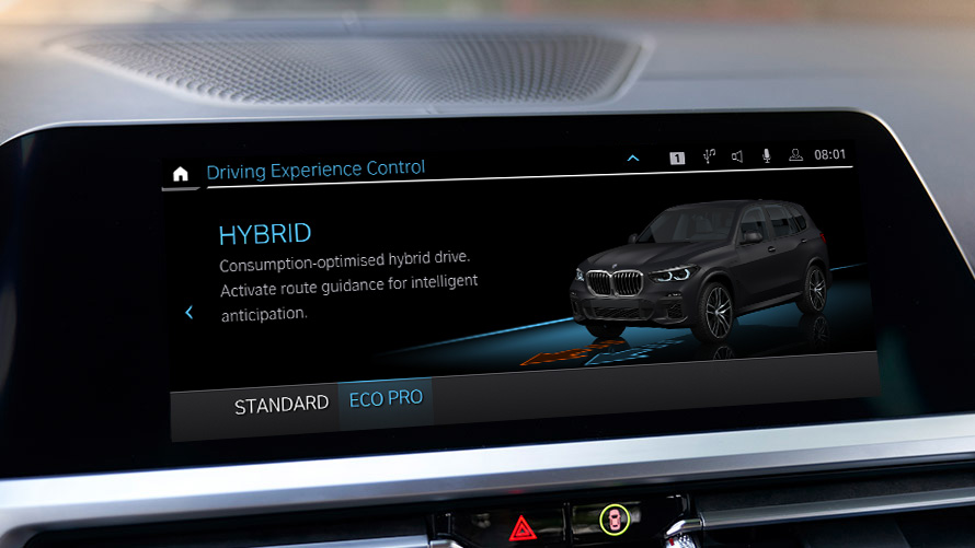 HIBRIDINIS ECO PRO režimas BMW EfficientDynamics HIBRIDINIS ECO PRO režimas