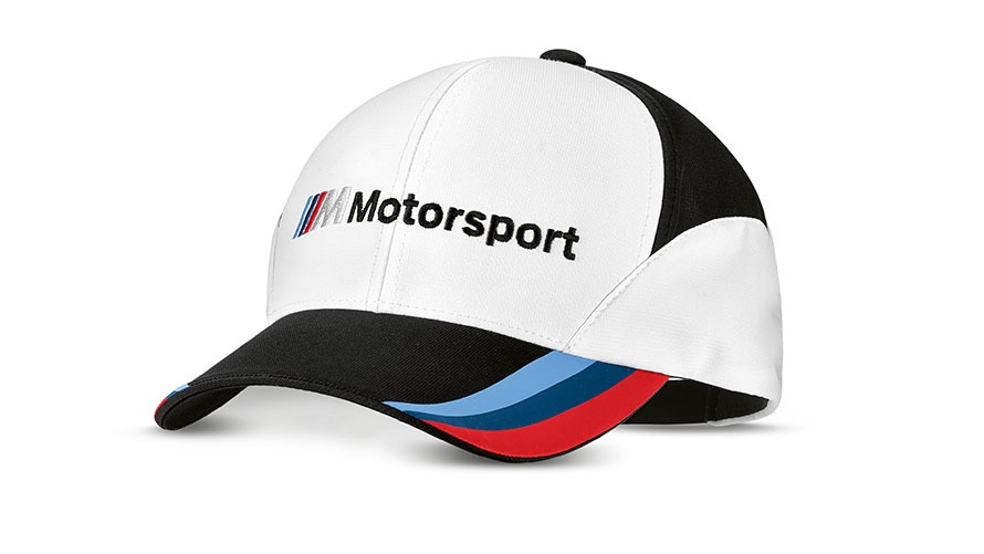 BMW M Motorsport fanų kepuraitė vyrams ir moterims. Gaminio iliustracijoje - BMW M Motorsport fanų kepuraitė vyrams ir moterims.