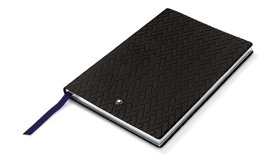 „Montblanc for BMW“ odinė užrašų knygelė. Gaminio nuotraukoje – „Montblanc for BMW“ odinė užrašų knygelė.