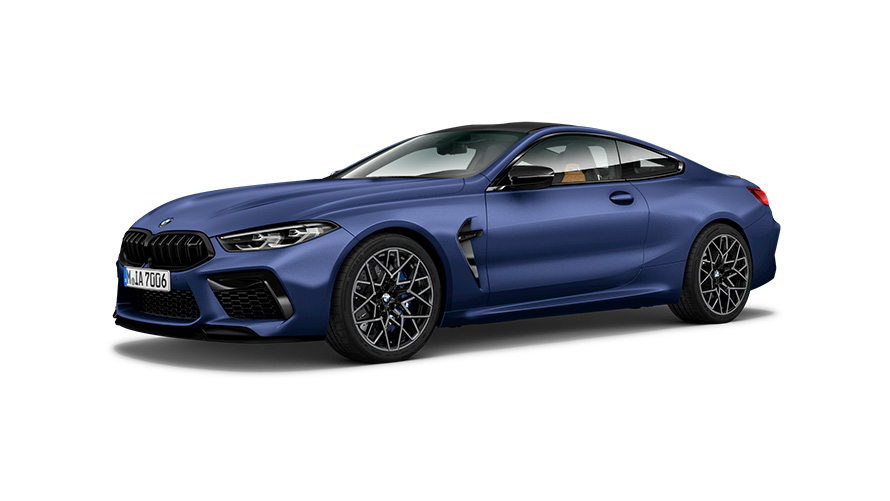 BMW M8 Competition kupė (F92) 2019 trijų ketvirčių vaizdas iš šono BMW M8 Competition kupė (F92) 2019 trijų ketvirčių vaizdas iš šono
