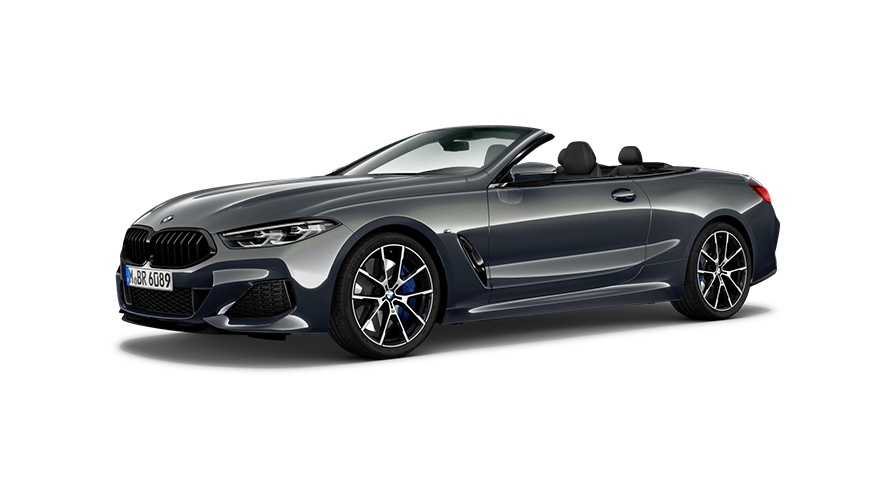 BMW M850i xDrive kabrioletas (G14) 2018 trijų ketvirčių vaizdas iš šono BMW M850i xDrive kabrioletas (G14) 2018 trijų ketvirčių vaizdas iš šono