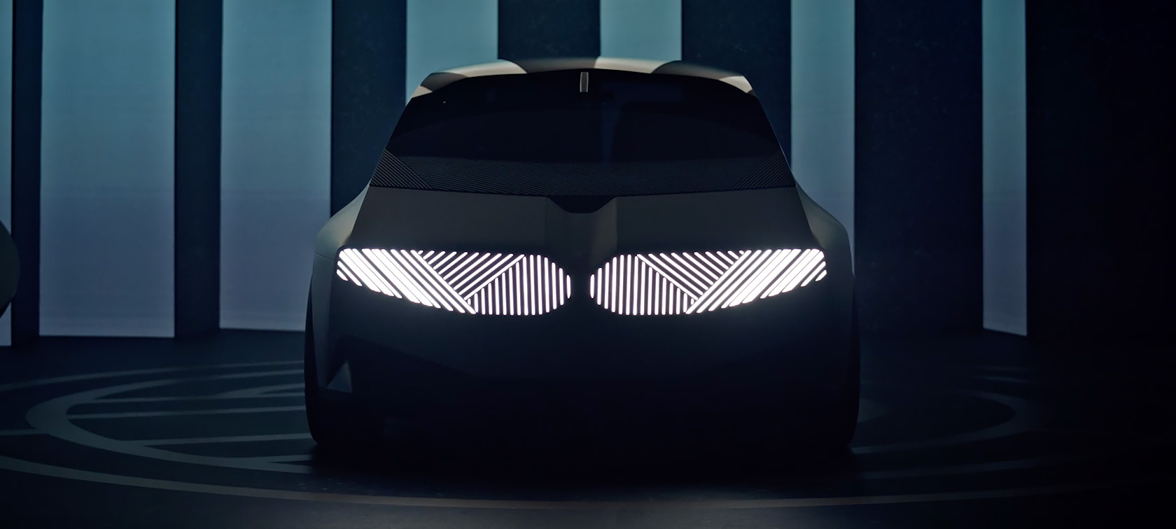 BMW i Vision dizaino akcentai BMW i Vision 2021 koncepcinio automobilio tvarus dizainas, vaizdo įrašas apie dizaino akcentus