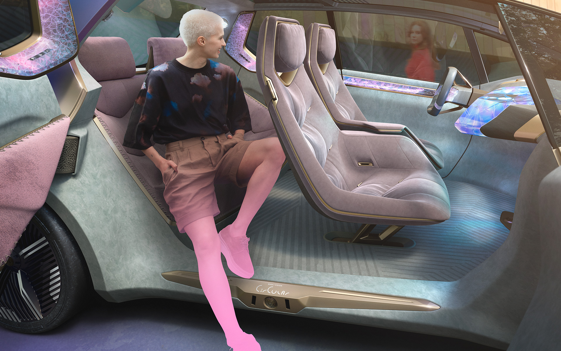 BMW i Vision Circular 2021, 3 koncepcinio automobilio atvaizdas