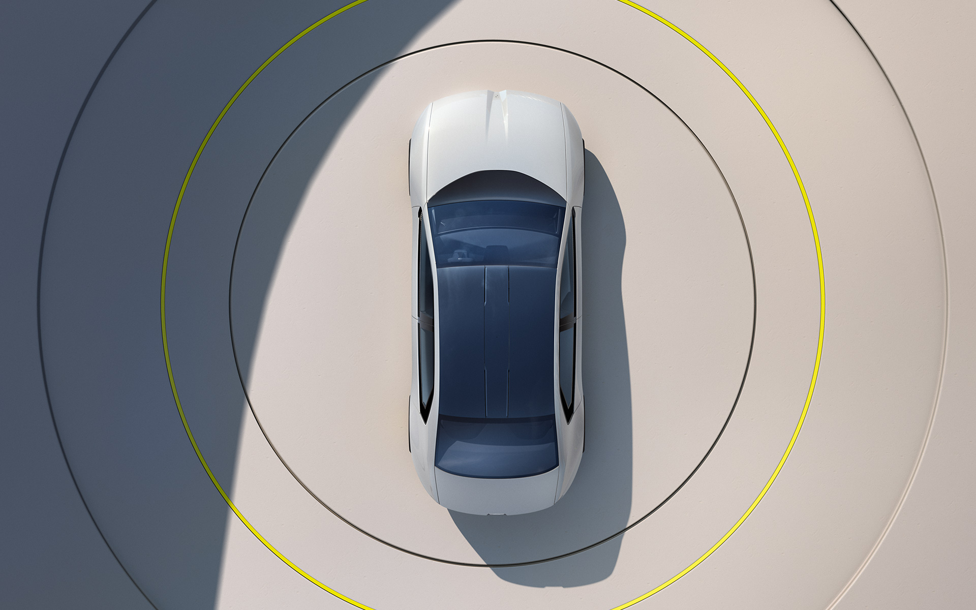 BMW i Vision Dee eksterjero dizaino vaizdas iš viršaus BMW i Vision Dee Vision automobilis eksterjero dizainas vaizdas iš viršaus