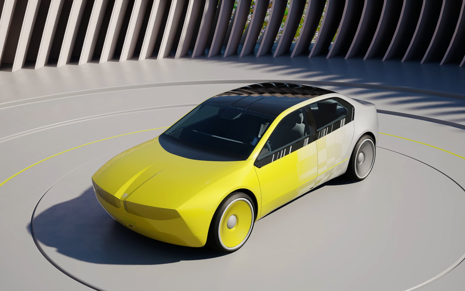 BMW i Vision Dee E Ink technologija BMW i Vision Dee automobilis E Ink technologija