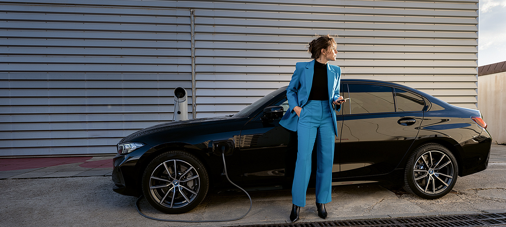 BMW G60 PHEV įkrovimo procesas