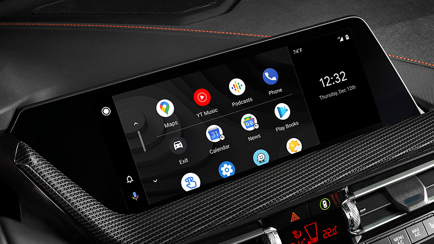 Android Auto Android Auto BMW ekrane