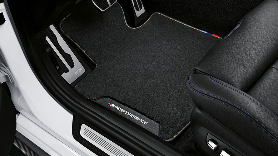 M Performance kilimėliai BMW aksesuarai ir priedai rudens ir žiemos sezonui, M Performance kilimėliai