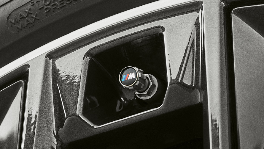 BMW ventilių dangteliai su M logotipu BMW aksesuarai ir priedai rudens ir žiemos sezonui, BMW ventilių dangteliai su M logotipu