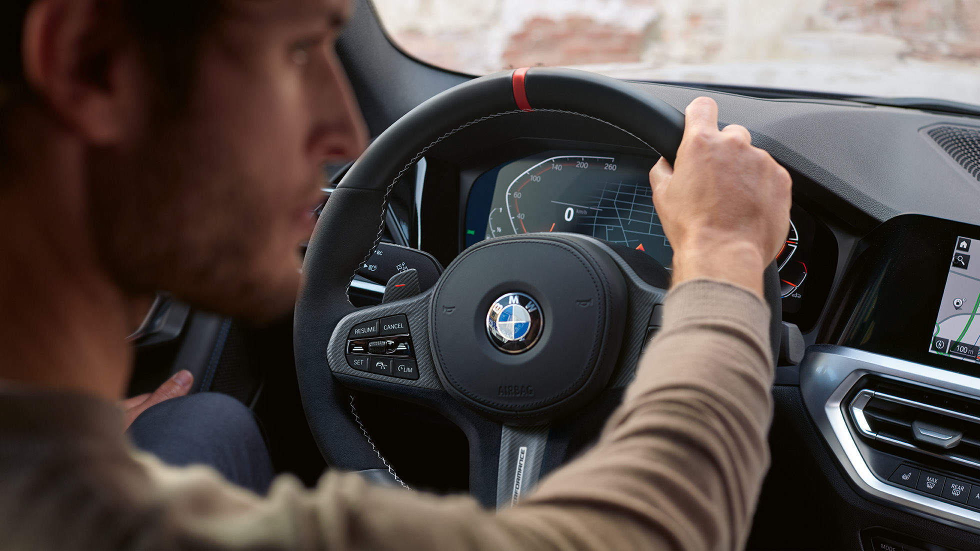 BMW 2 serijos kupė (G42), priartintas interjero vaizdas BMW <i>M Performance Parts</i> serijos dalys, BMW 2 serijos kupė (G42), priartintas interjero vaizdas