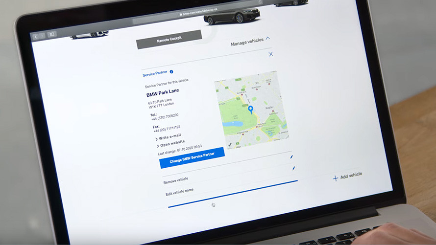 BMW servisas, aiškinamasis vaizdo įrašas BMW telepaslaugos, BMW servisas, aiškinamasis vaizdo įrašas