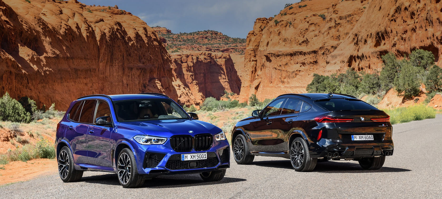 Pristatyti sportiškieji „BMW X5 M“ ir „BMW X6 M“ visureigiai