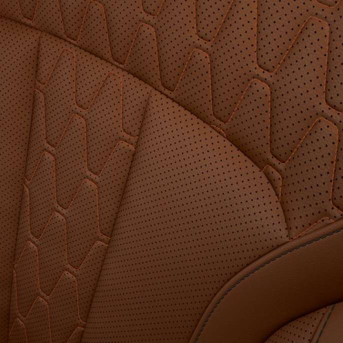 Close-up of the polster design of the BMW X7 with BMW X7 M50d features